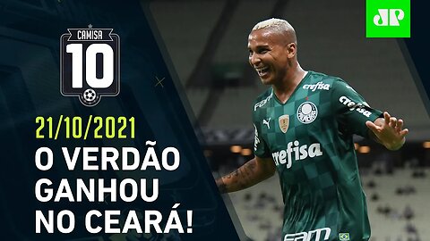 Palmeiras VENCE fora de casa e VOLTA AOS TRILHOS no Brasileirão! | CAMISA 10 – 21/10/21