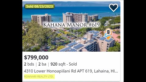 Lahaina sold??