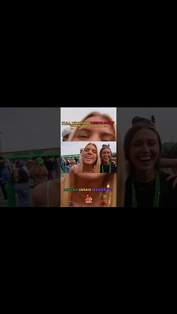 Mardi Gras Weekend Recap 2023 [ Full Video In Description ] #shorts