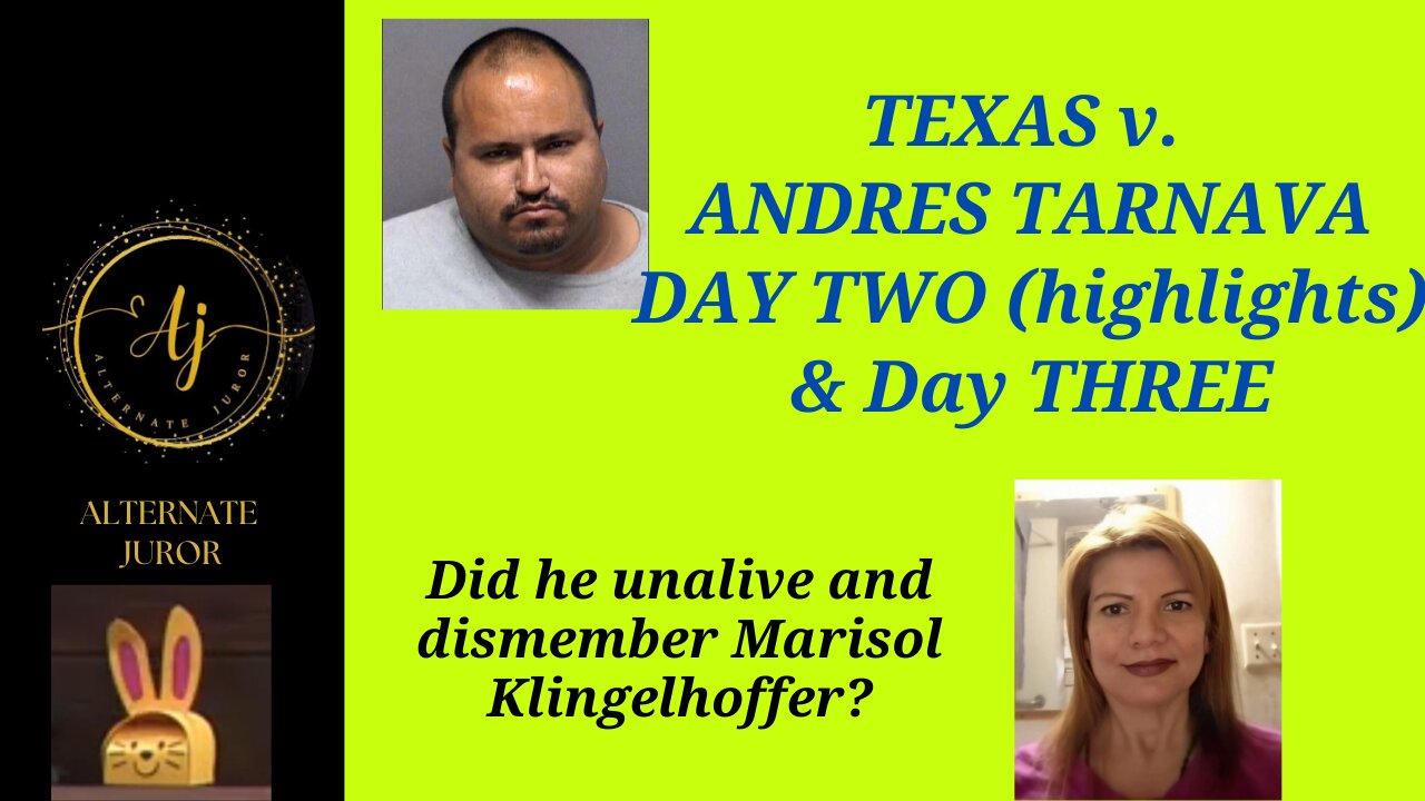 Andres Tarnava Trial Day Two (highlights) & Day Three