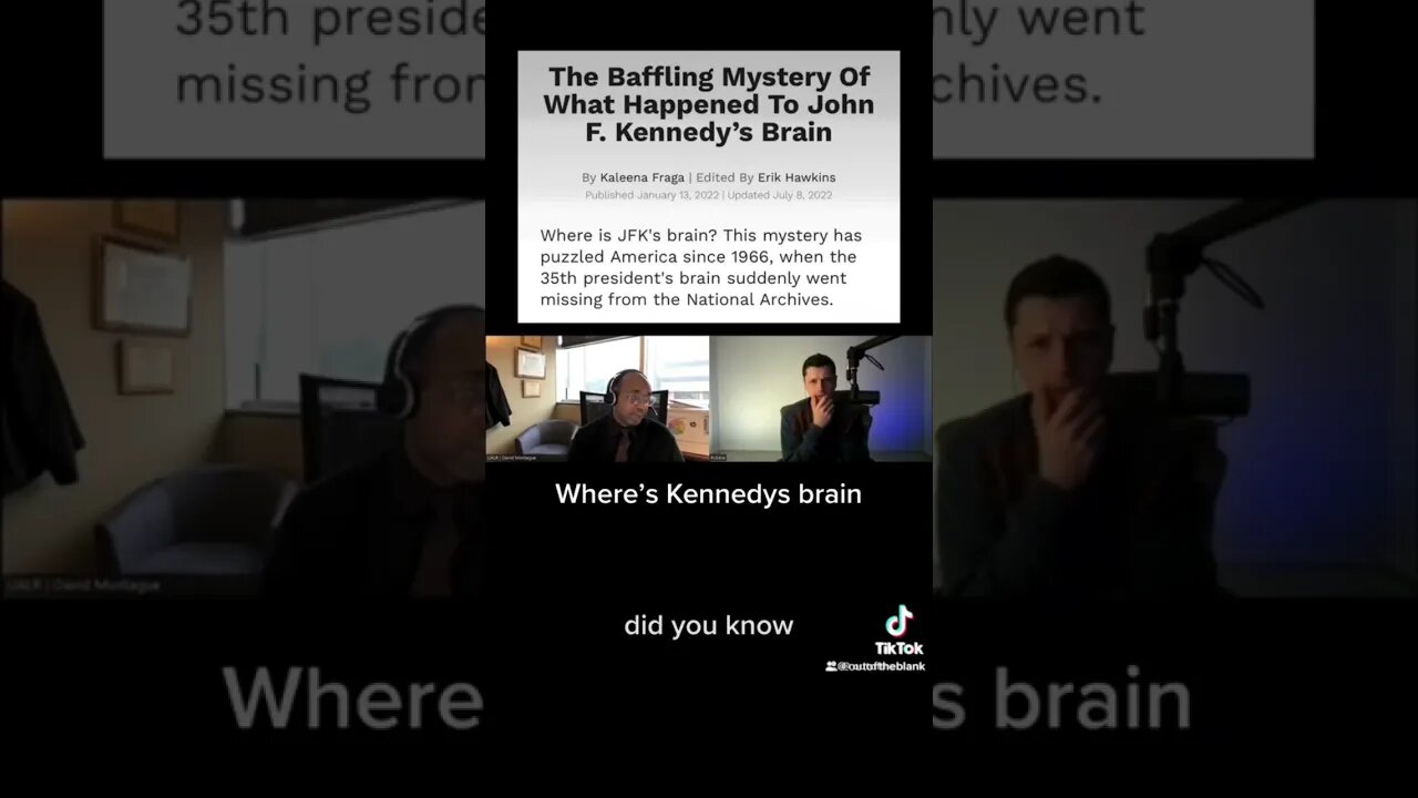 AARB member tasked to look for JFKs Brain