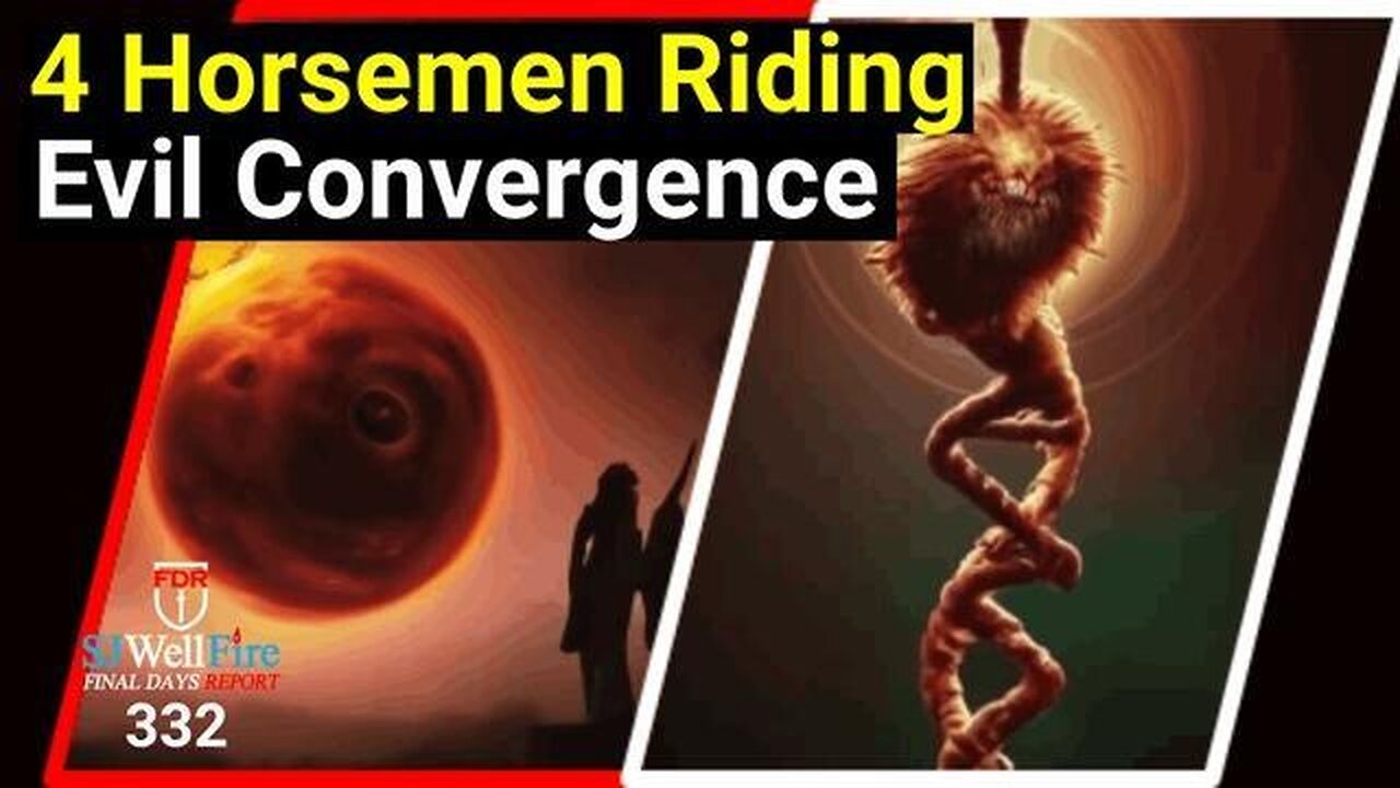 FOUR HORSEMEN GALLOP: LAWLESSNESS, INFLATION, WAR, BEAST TECH, DNA EVIL