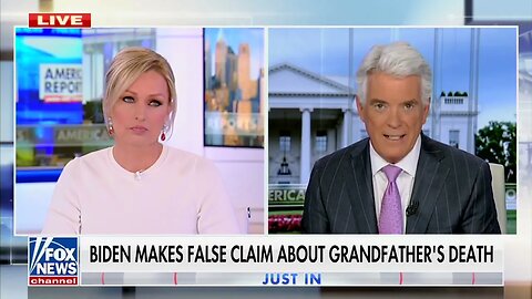 Fox's John Roberts Calls Out Biden For Telling Completely Made Up Story About His "Grandpop"