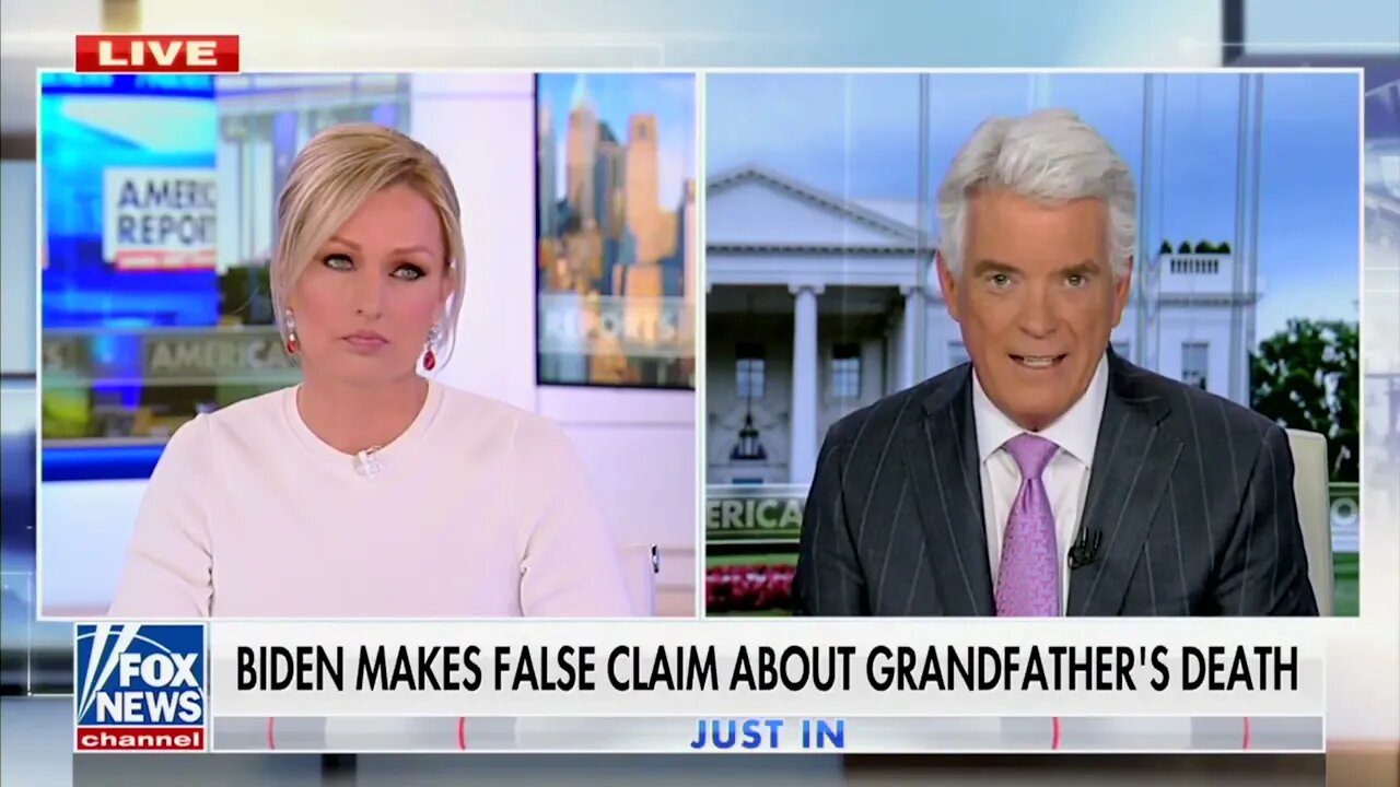 Fox's John Roberts Calls Out Biden For Telling Completely Made Up Story About His "Grandpop"