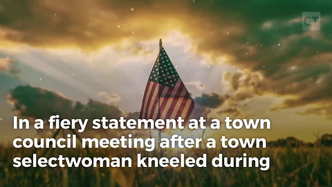 Dem Official Kneels During Pledge. Vietnam Vet Teaches Her Fiery Lesson. Crowd Cheers.