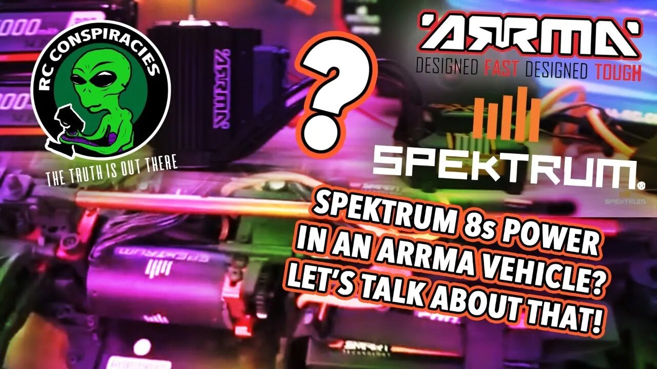 👽 Top Secret SPEKTRUM 8S Motor In An ARRMA Limitless? Let's Talk About That!