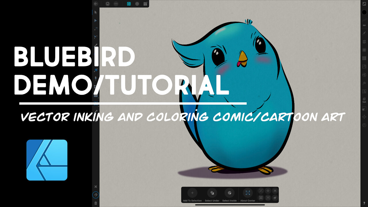 Bluebird Demo - Affinity Designer