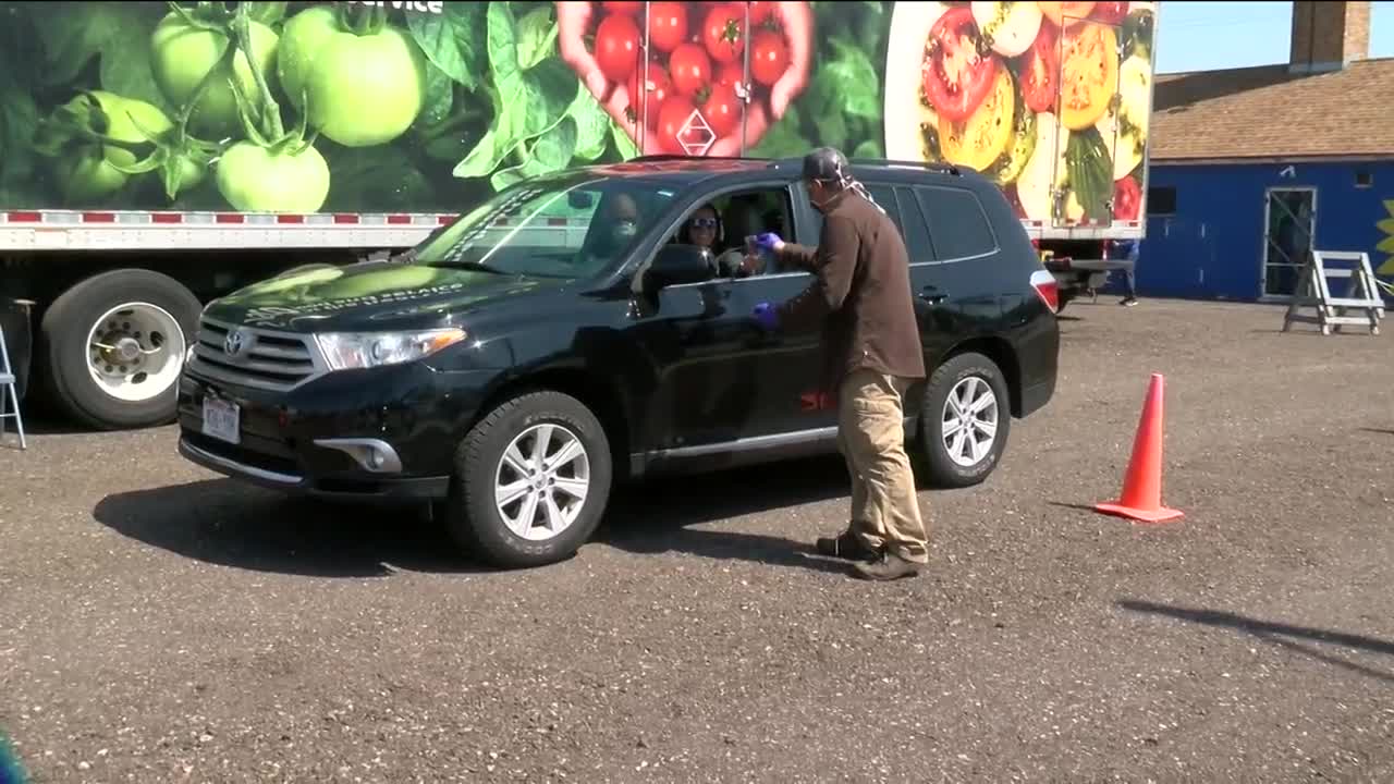 'Drive Thru at the Farm' aims to help support the local grocery supply chain