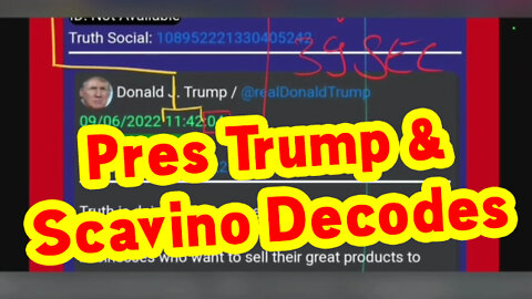 Something BIG is Coming - Donald J. Trump & Dan Scavino Decodes! 09/08/2022