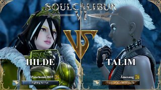 SoulCalibur VI — Panchomx3837 (Hilde) VS Amesang (Talim) | Xbox Series X Ranked