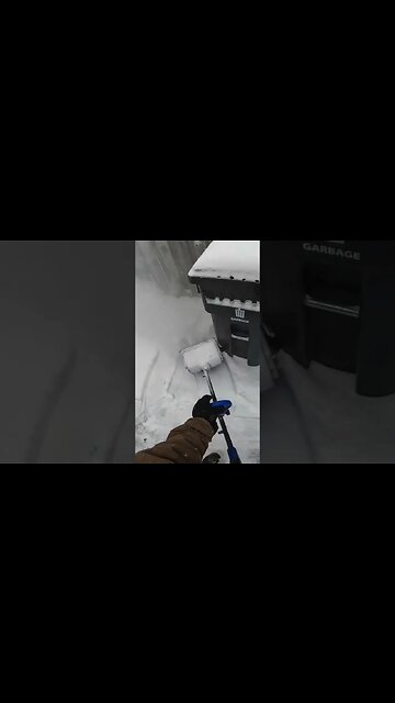 Clearing 1ft deep SNOW?