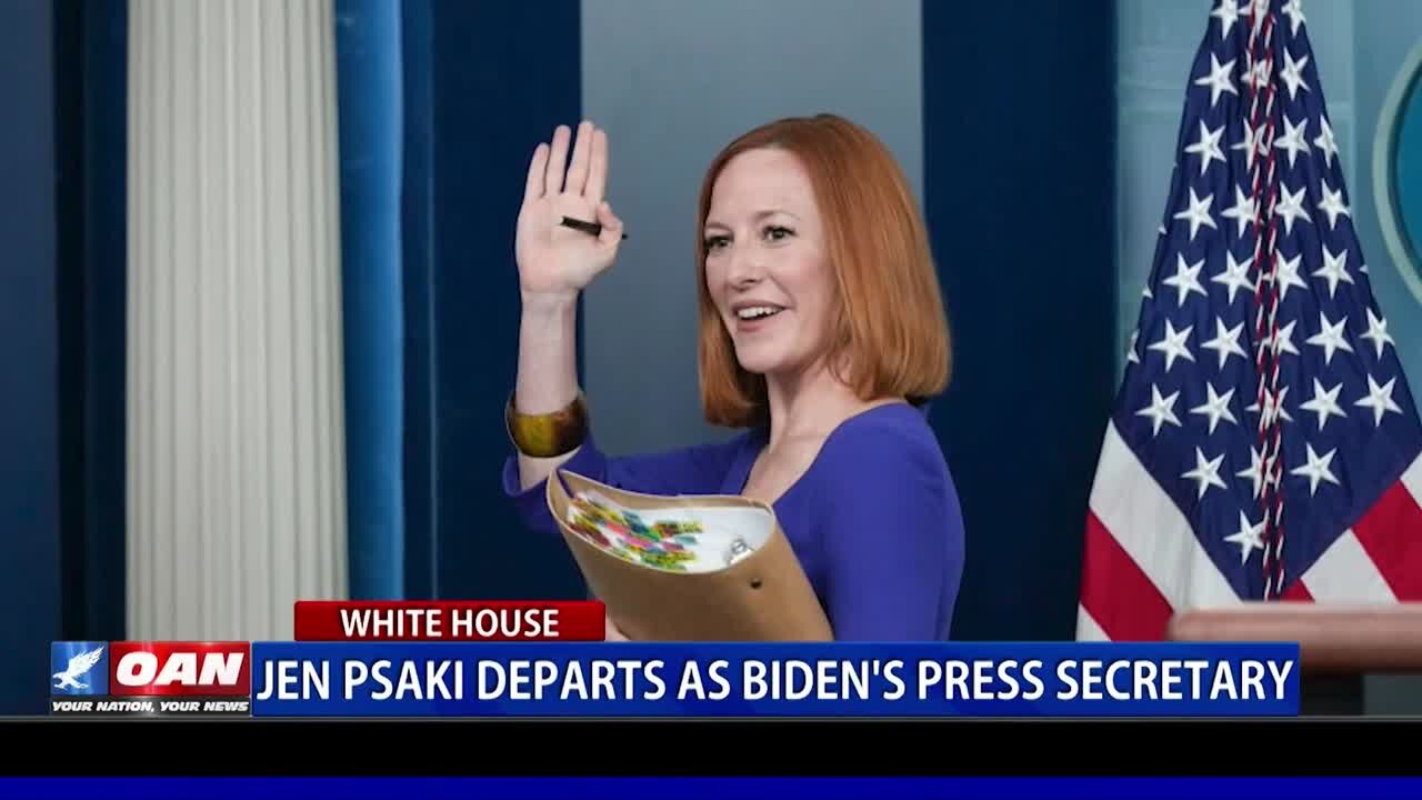 Jen Psaki Departs As Biden's Press Secretary