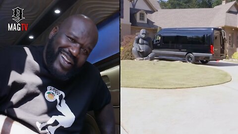 Shaq Has Custom Maybach Sprinter Van Delivered To His Georgia Mansion By Lebron!