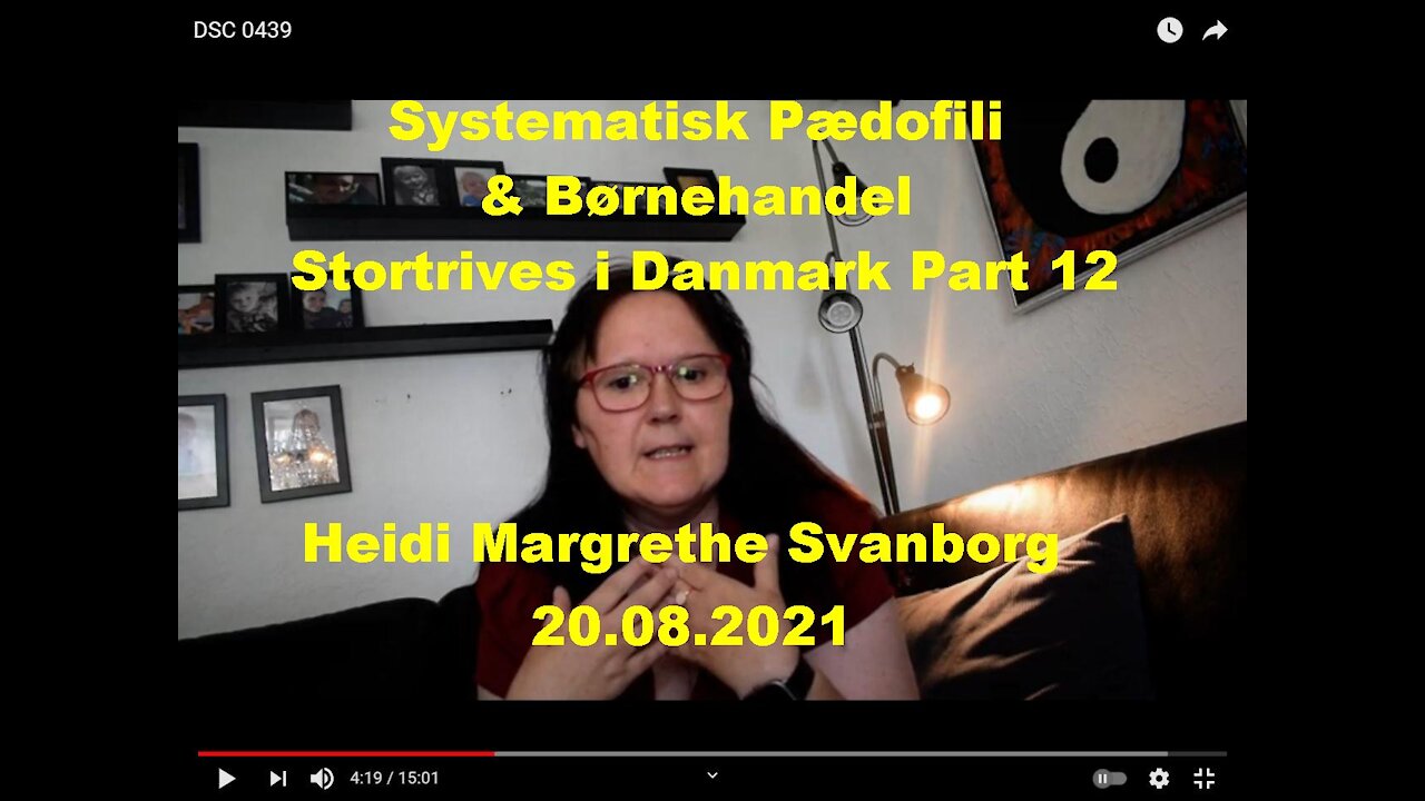 Heidi Svanborg Systematisk Pædofili & Børnehandel Stortrives i Danmark Part 12 [20.08.2021]