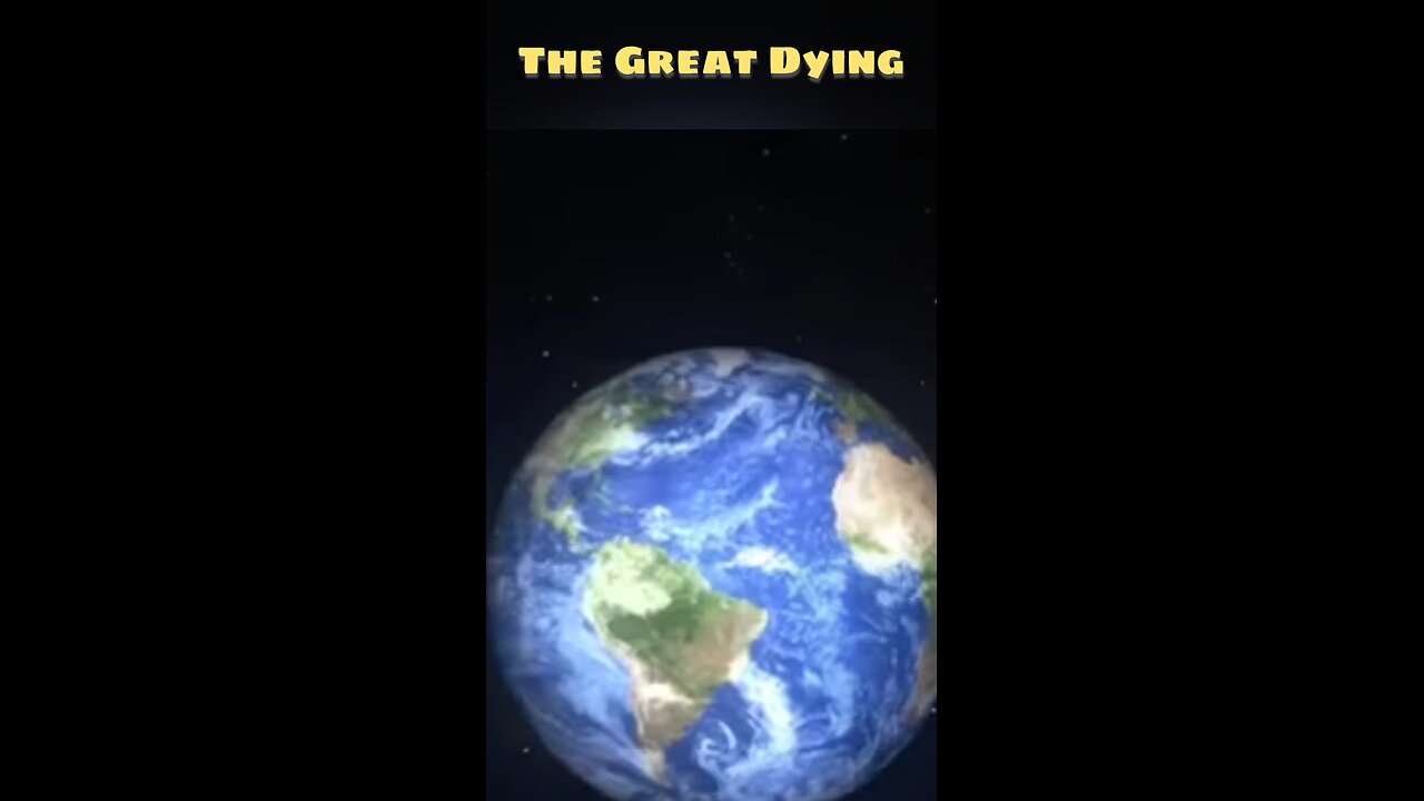 The Great Dying the greatest disaster held in history