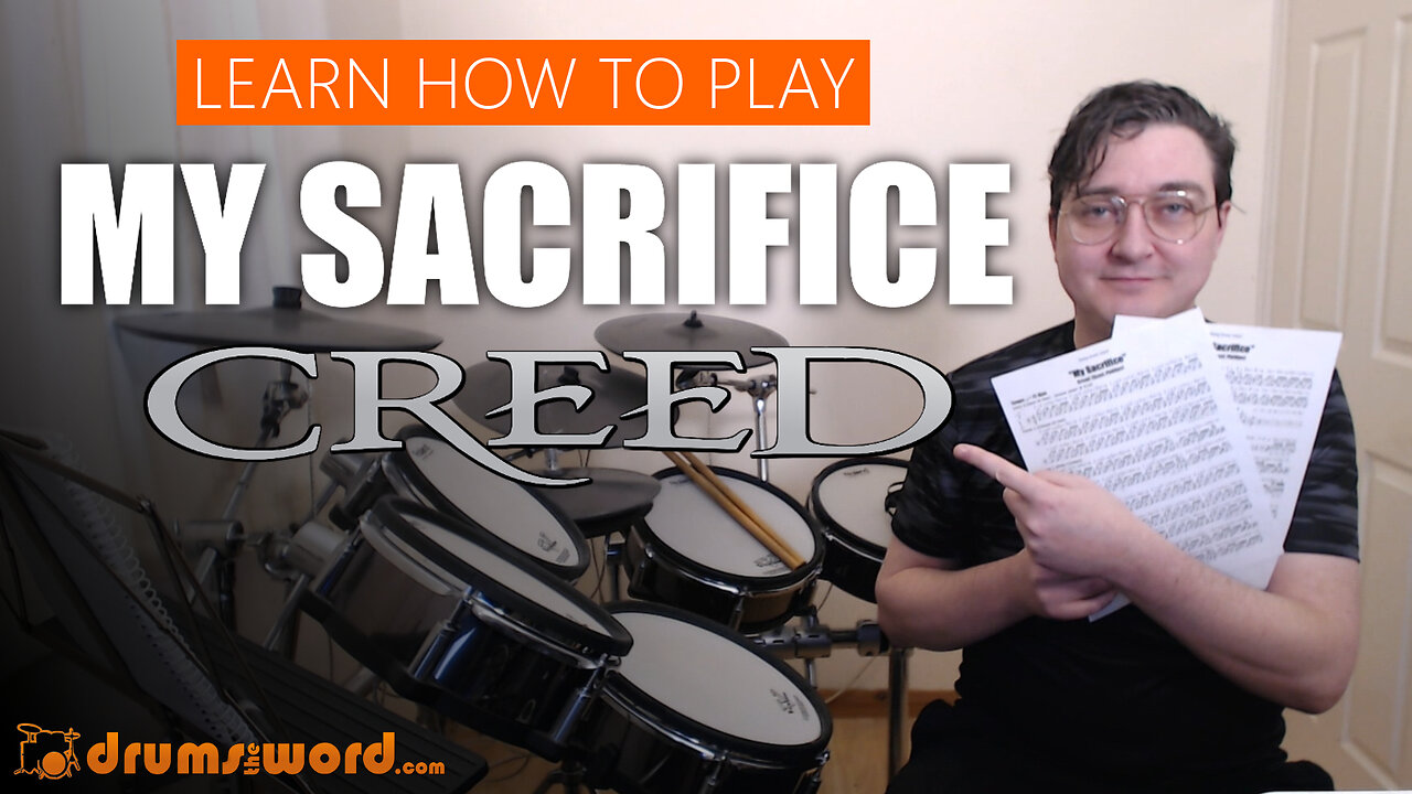 ★ My Sacrtifice (Creed) ★ Drum Lesson PREVIEW | How To Play Song (Scott Phillips)