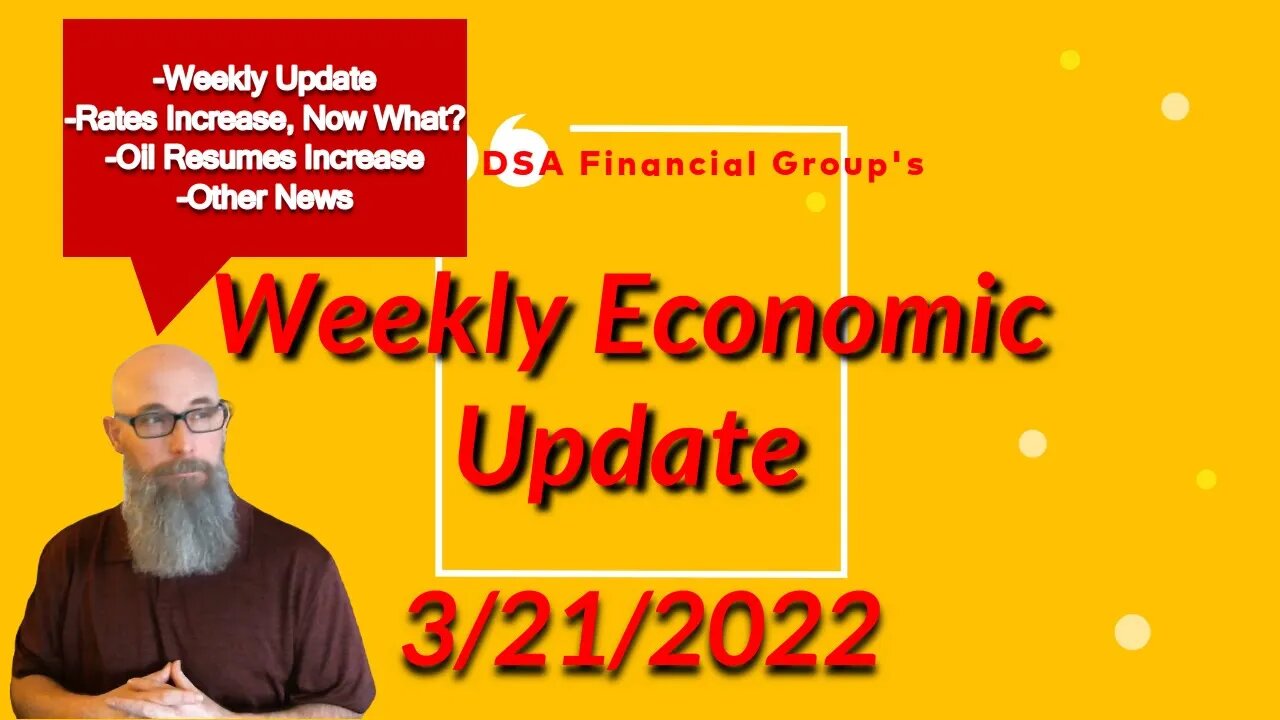 Weekly Update for 3/21/2022