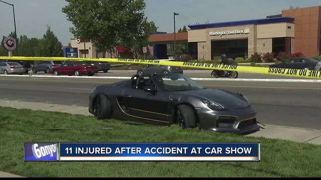 Porsche crashes into crowd at Boise car show injuring Eleven