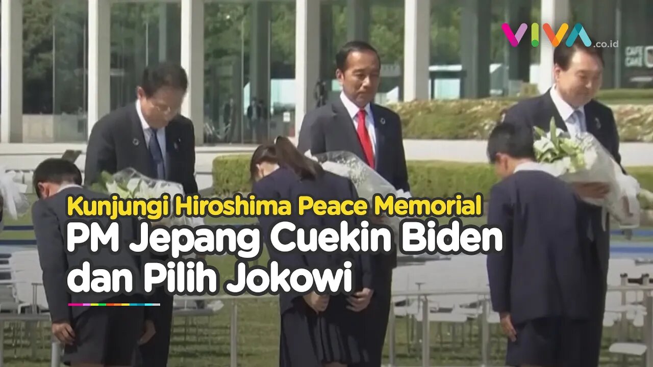 Ingat Masa Lalu, PM Jepang Tolak Biden Saat Datangi Peace Memorial Park