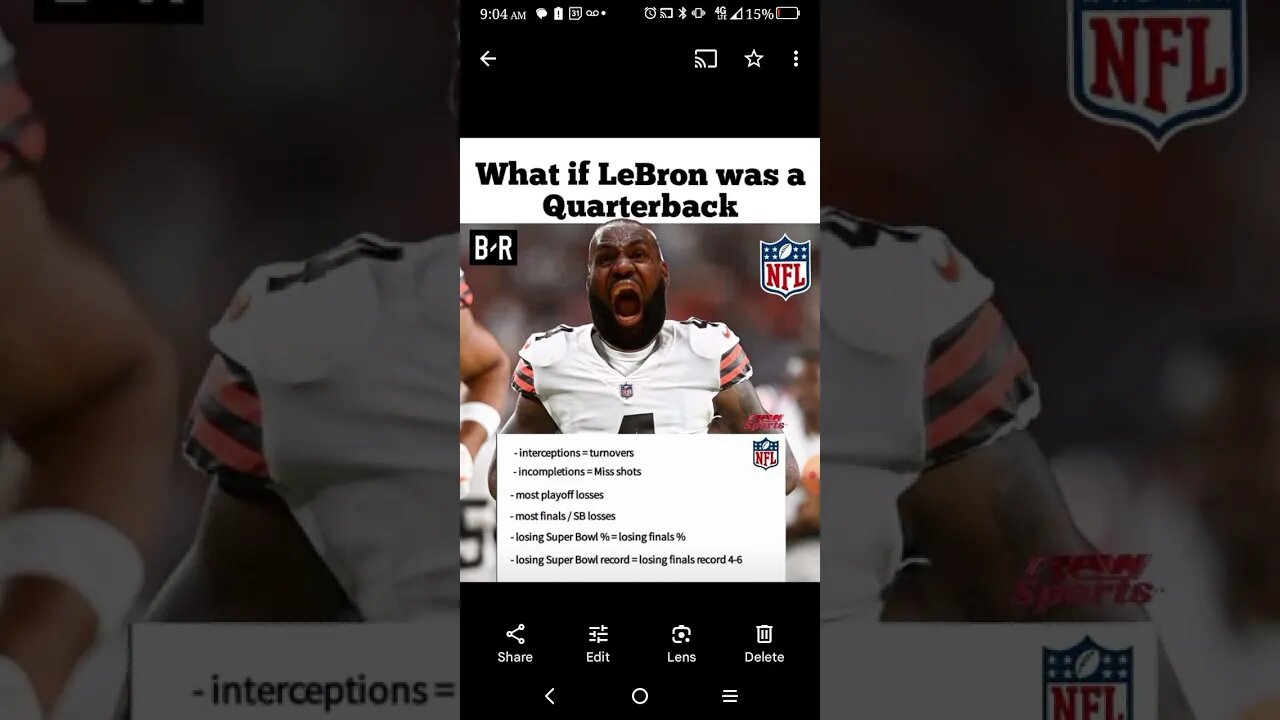 WHAT IF LEBRON WAS A QUARTERBACK?