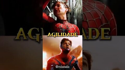 Homem Aranha Tobey VS Homem Aranha Tom #vs #homemaranha #spiderman