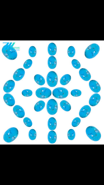 5mm*7mm Natural turquoise loose beads high quality Genuine turquoise cabochon Jewelry Design 05