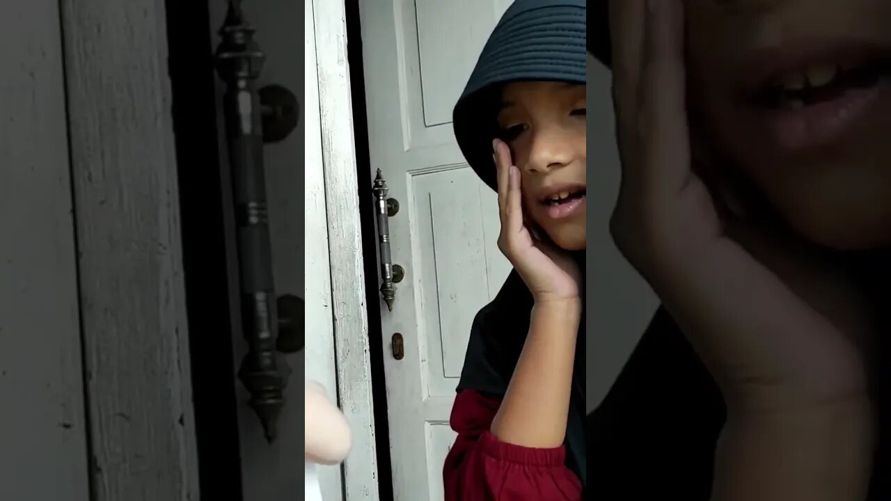 the moment the squidgame doll gives a gift to sister qia #shorts #tvqia #squidgame