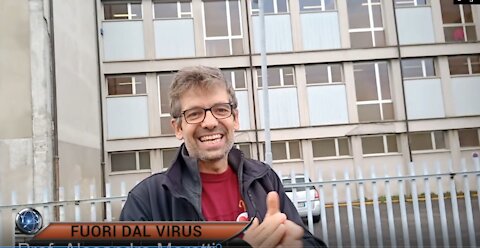 FUORI DAL VIRUS – (BG) Professore coraggioso rifiuta green-pass – Prof. Alessandro Moretti –