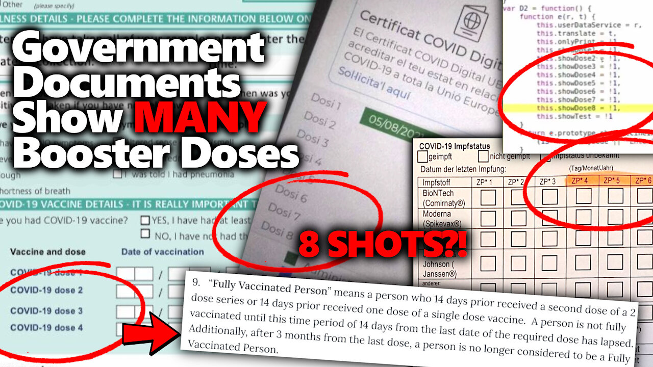 Neverending Boosts?! PREPLANNED Tyranny Skyrockets, Gov't Documents Show 8 Injections Planned?