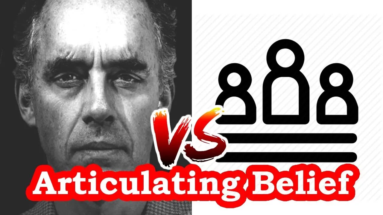 Jordan Peterson challenges Audience on Articulating Belief