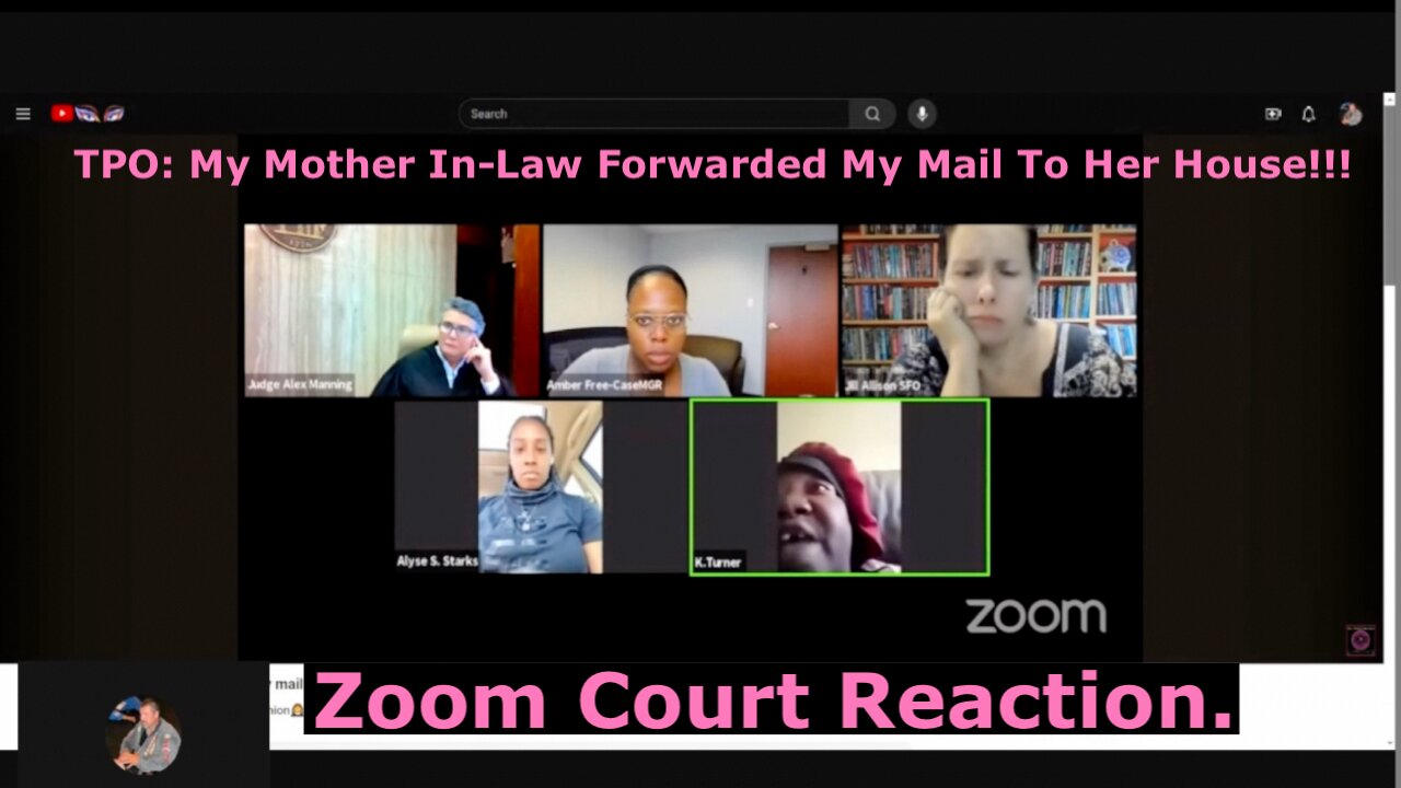 My Mother In-Law had my mail forwarded to her house Reaction video. Zoom Court TPO