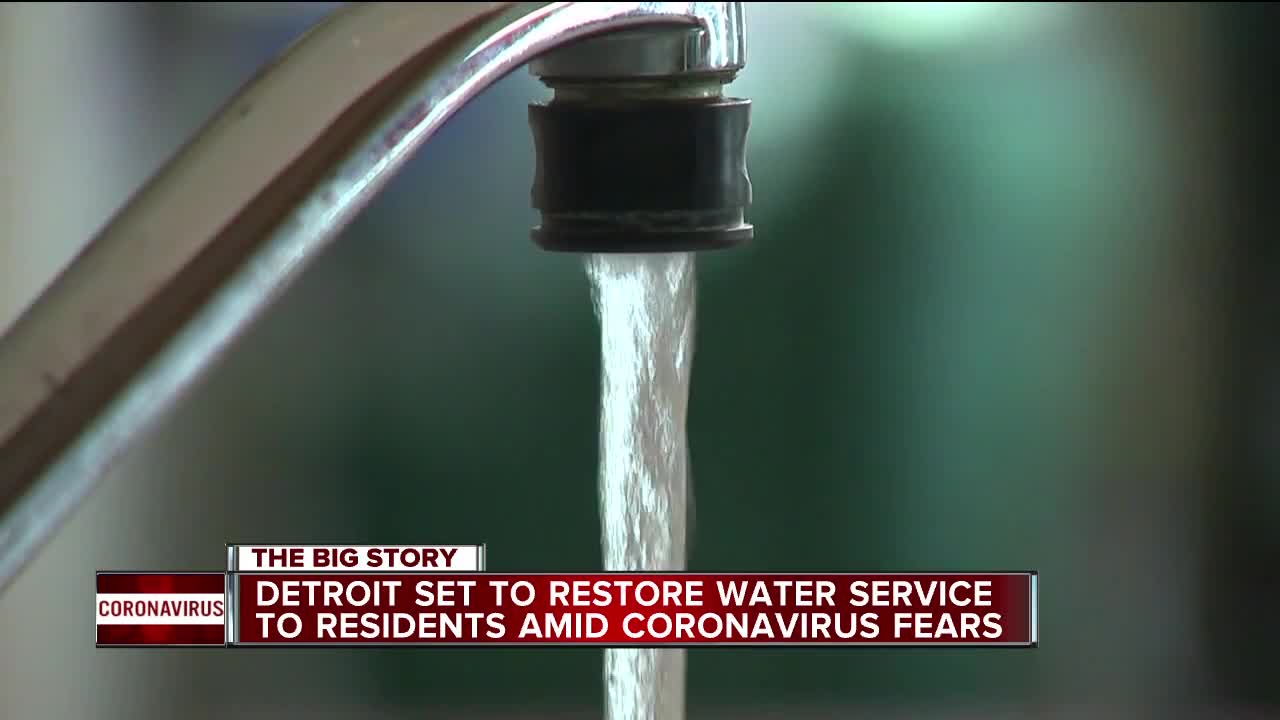 City of Detroit, state announce plan to restart water service amid coronavirus outbreak