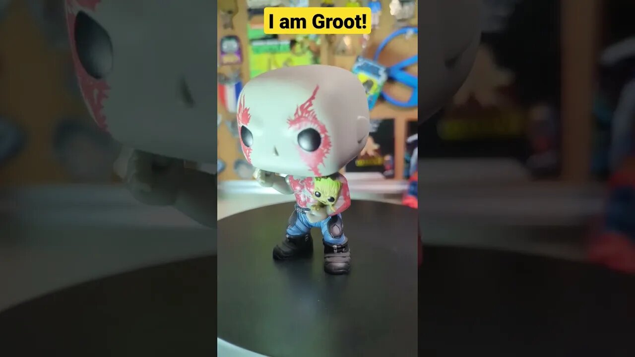 Drax The Destroyer and Groot Funko Pop!