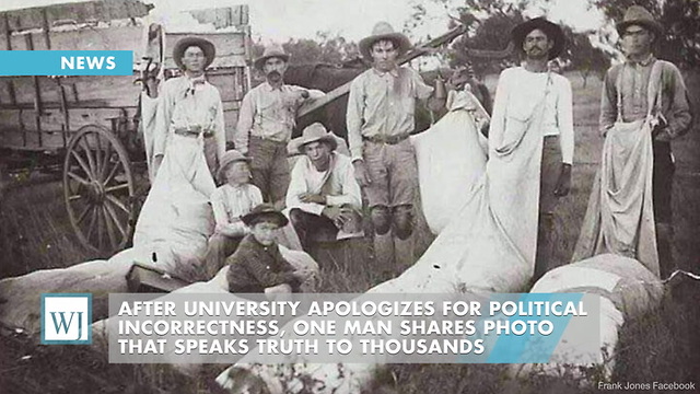 After University Apologizes For Political Incorrectness, One Man Shares Photo That Speaks Truth To Thousands