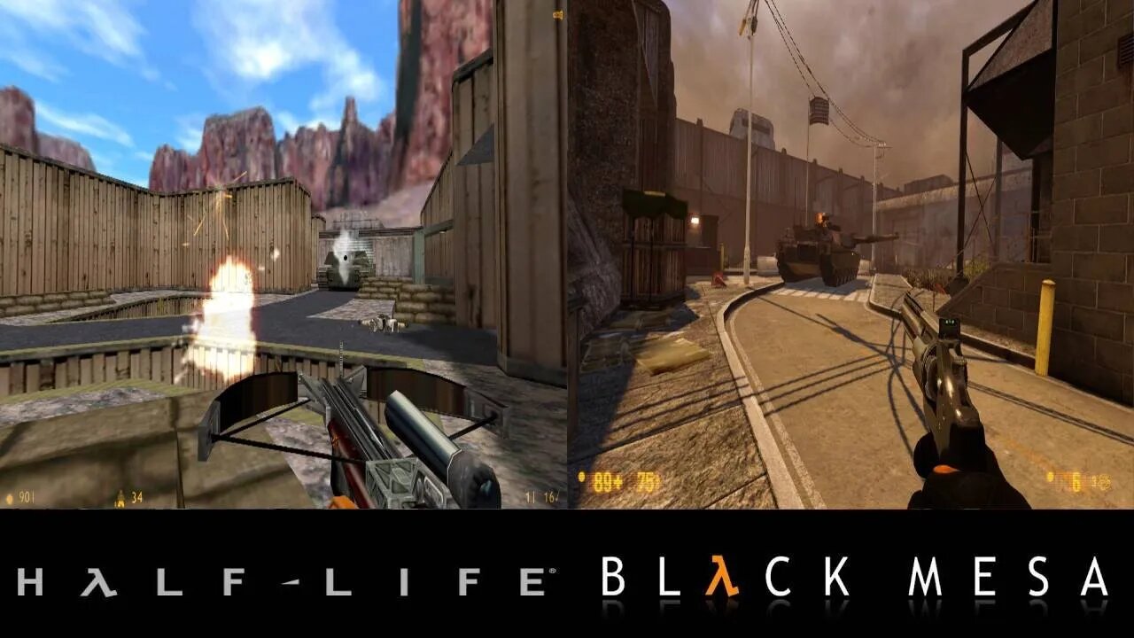 Half Life Vs Black Mesa Short (Surface Tension Part 4)