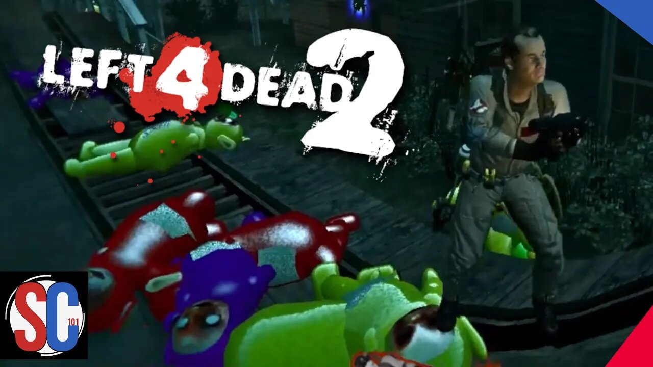 Left 4 Dead 2 - Ghostbusters and Teletubbies Mods! (Part 1)