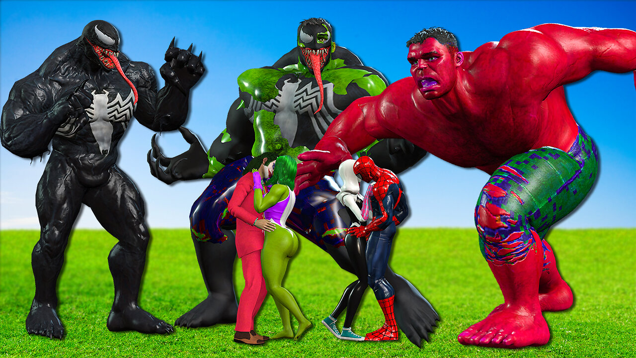 Baby Spiderman attacked by venom | Spiderman and his freinds