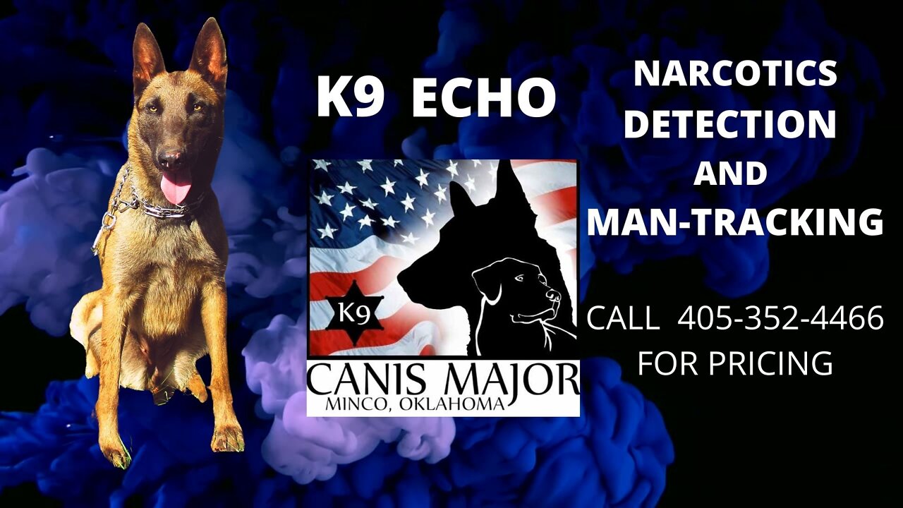 K9 ECHO NARCOTIC DETECTION TRAINING EXERCISE