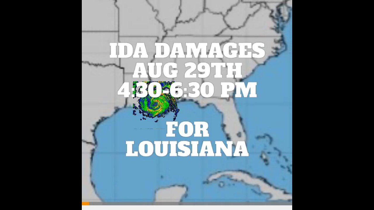 IDA DAMAGES & UPDATES - AUG 29, 2021 4:30-6:30 PM