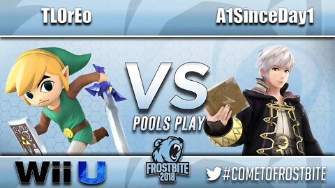 AXN | TLOrEo (Toon Link) vs. A1SinceDay1 (Robin) - Wii U Pools Play - FrostBite 2018
