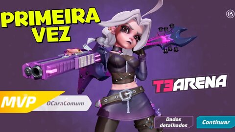MVP FÁCIL! Joguei T3 ARENA pela PRIMEIRA VEZ