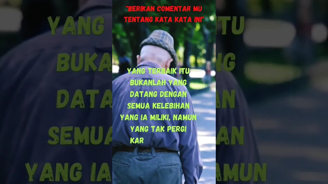 Kata Motivasi "YANG TERBAIK" #katakatabijak #shorts