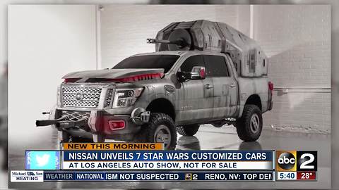 Nissan unveils 7 Star Wars customized cars
