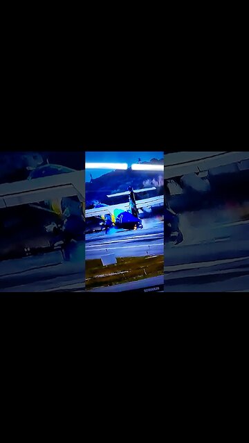 Avião da Azul bate a traseira no chão