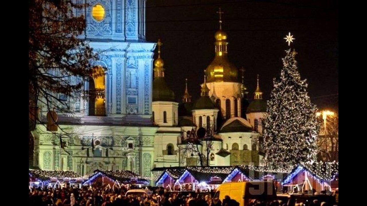 Kyiv Christmas Market 2020 | Drone 2.7K Video