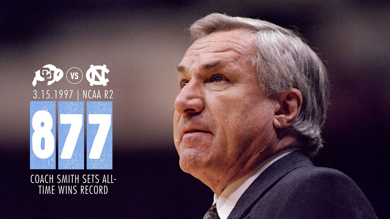 1997 - Carolina vs. Colorado - Coach Smith's 877th Win - March 15, 1997 (Sean McDonough)