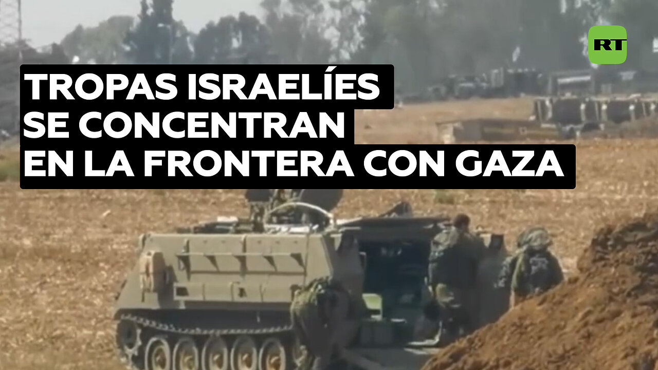 Israel acumula tropas cerca de la Franja de Gaza para una posible operación terrestre