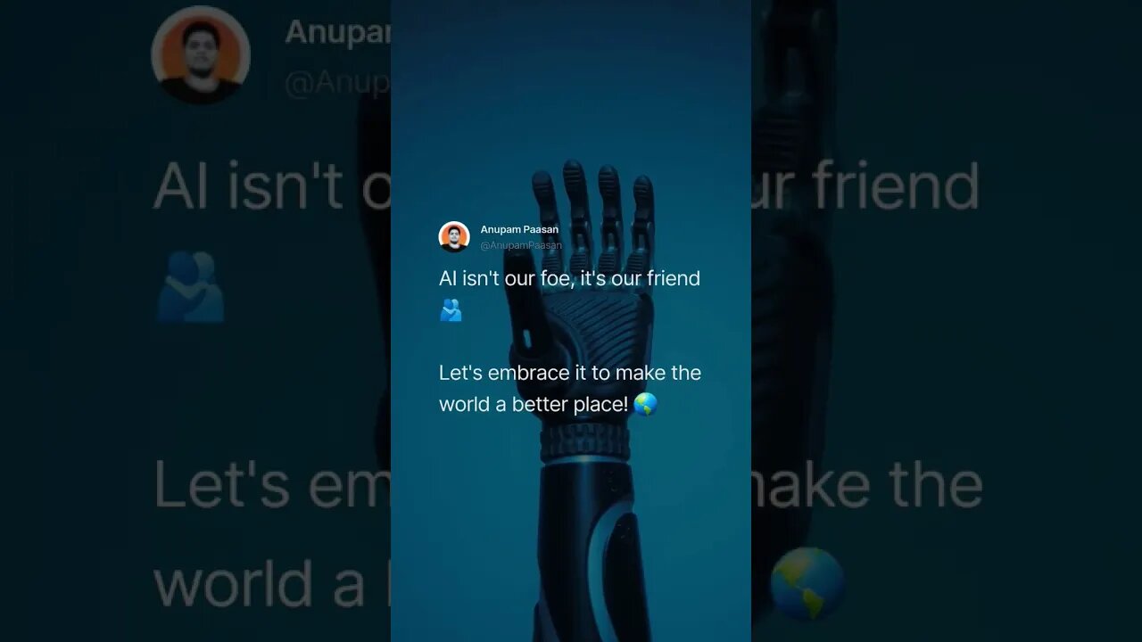 AI is our FUTURE #motivation #ai #tweetreels