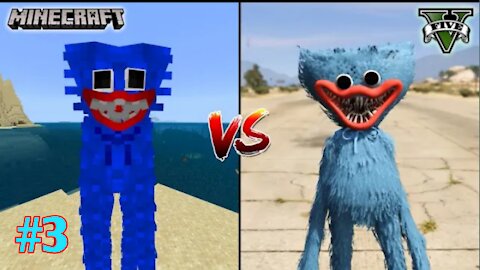 Minecraft Vs GTA V Huggy wuggy Survival