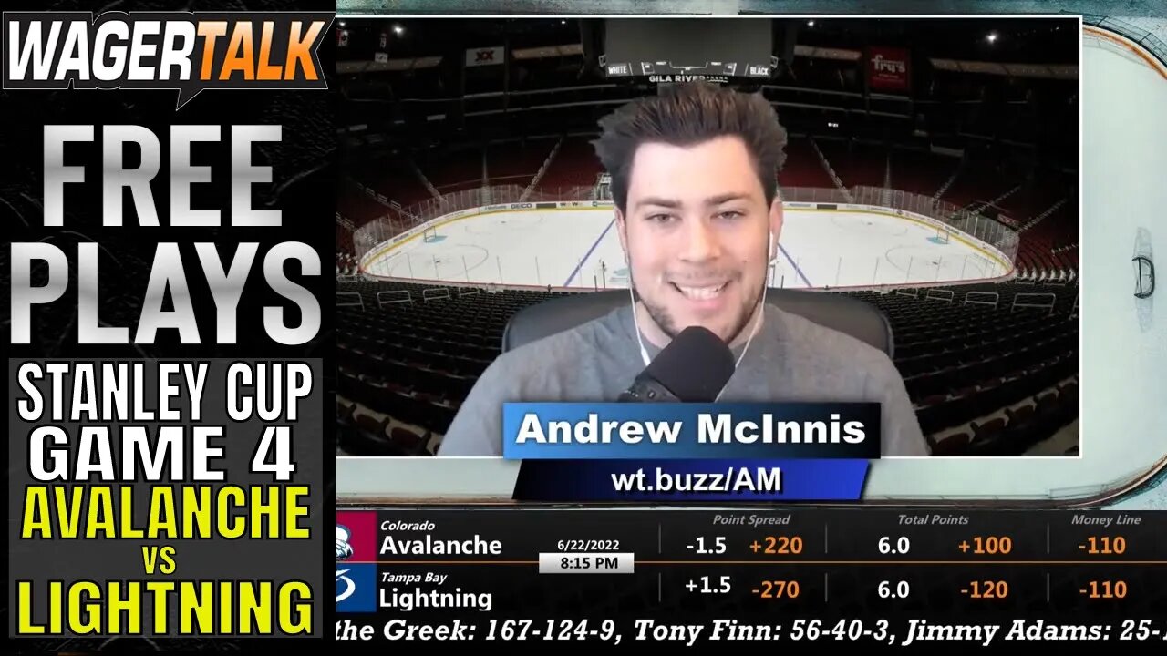 NHL Stanley Cup Best Bets, Picks & Predictions | Avalanche vs Lightning Game 4 | NHL Prop Play 6/22